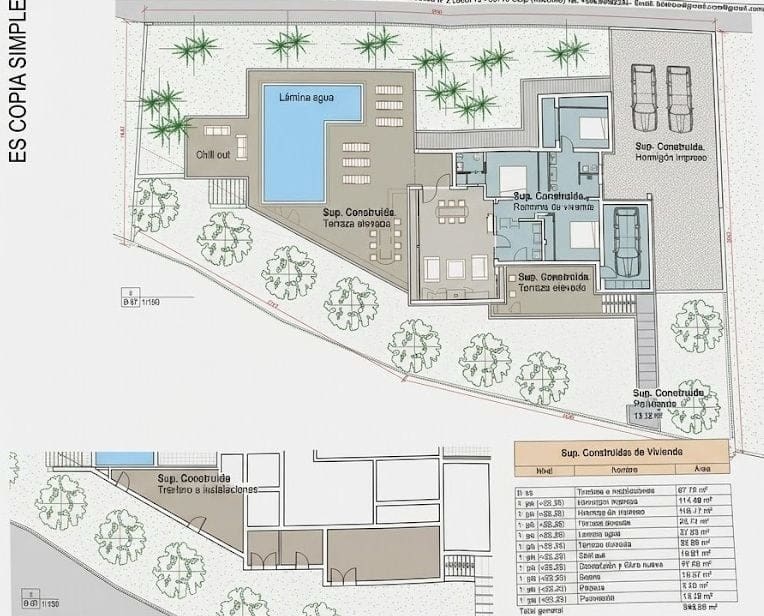 3 soveværelse Villa til salg i Calpe / Calp med swimmingpool garage - € 895.000 (Ref: 10183667)