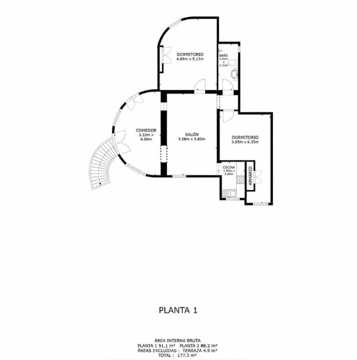 3 camera da letto Villa in vendita in Calpe / Calp - 478.000 € (Rif: 9703250)