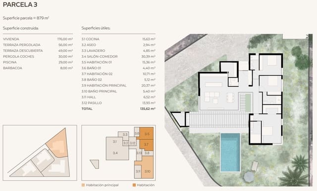 3 sovrum Villa till salu i El Montgó, Dénia med pool garage - 1 150 000 € (Ref: 9489921)