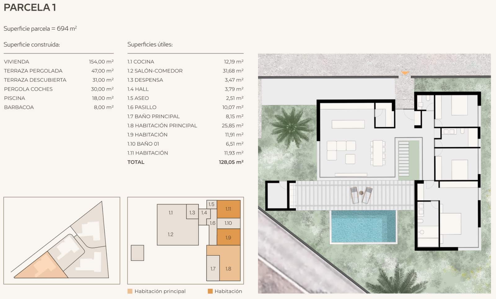 3 sovrum Villa till salu i Denia med pool garage - 980 000 € (Ref: 9503852)