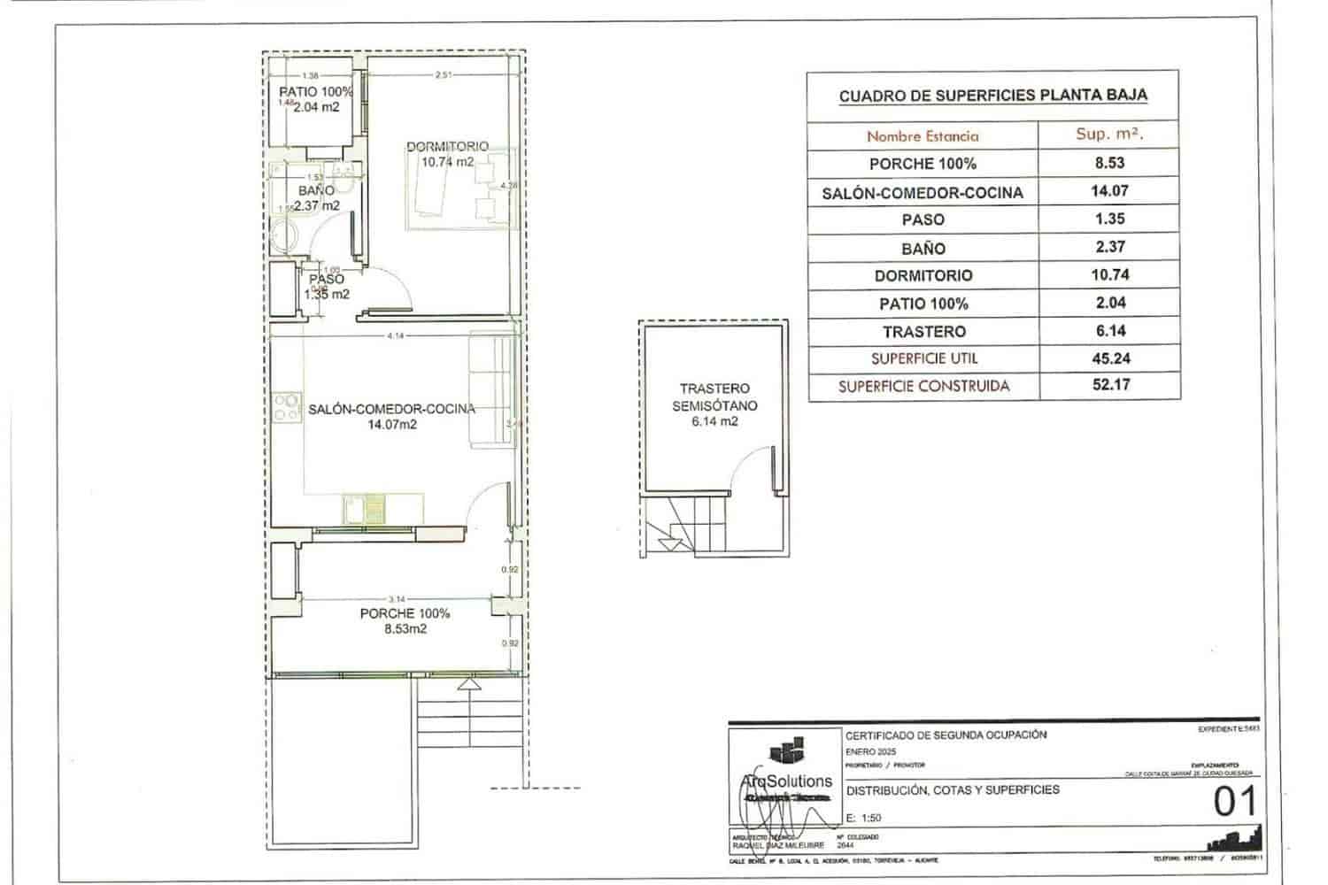 1 bedroom Townhouse for sale in Ciudad Quesada with garage - € 172,000 (Ref: 10162570)