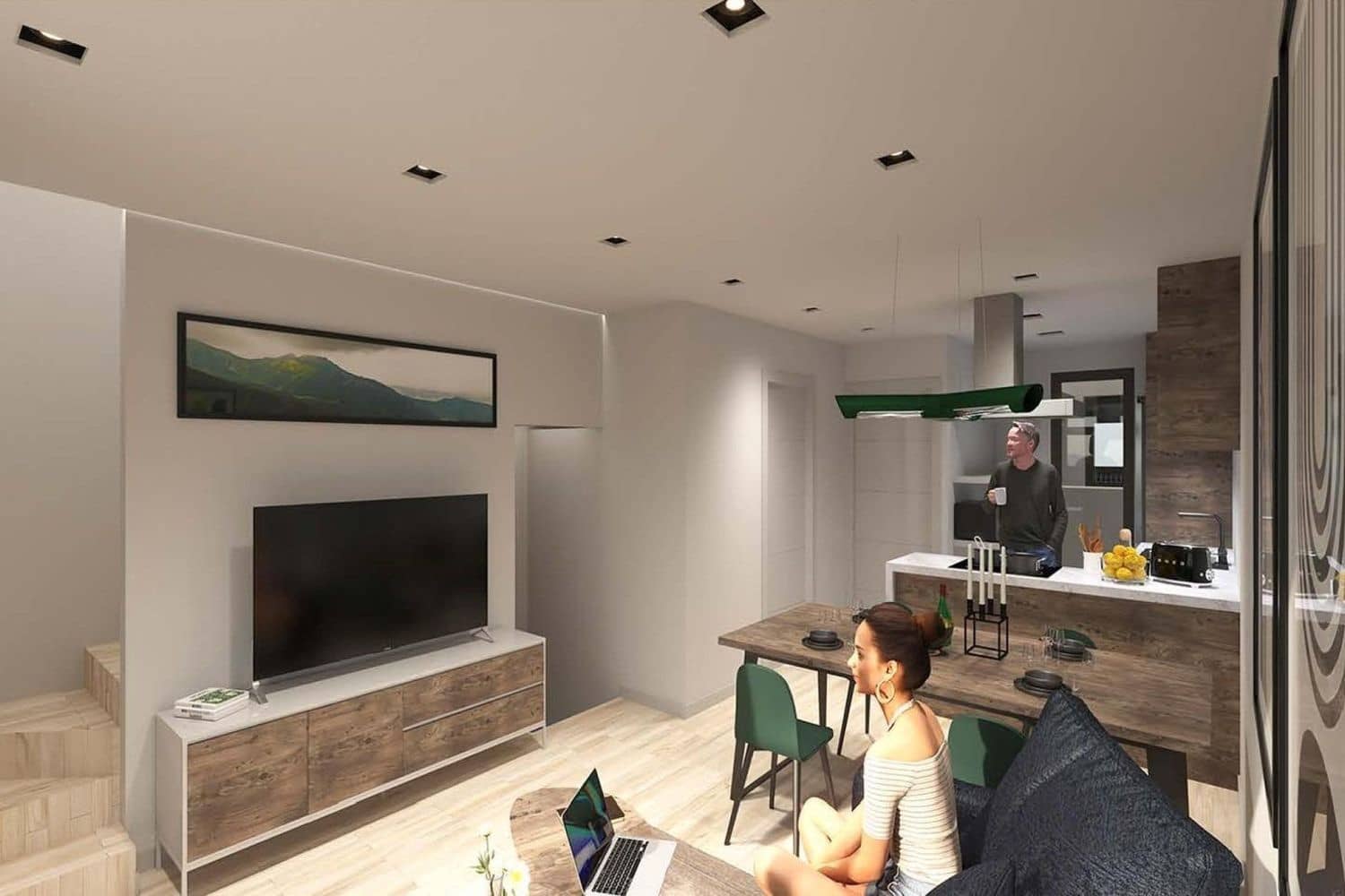 2 quarto Casa em Banda para venda em Dolores com piscina garagem - 259 000 € (Ref: 8873864)