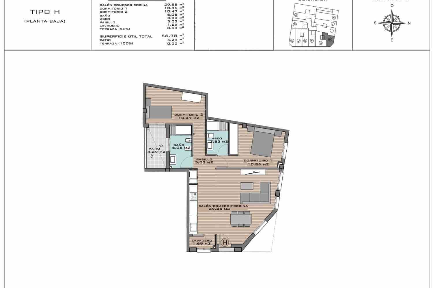 2 sypialnia Apartament na sprzedaż w Algorfa z basenem garażem - 163 988 € (Ref: 8954082)