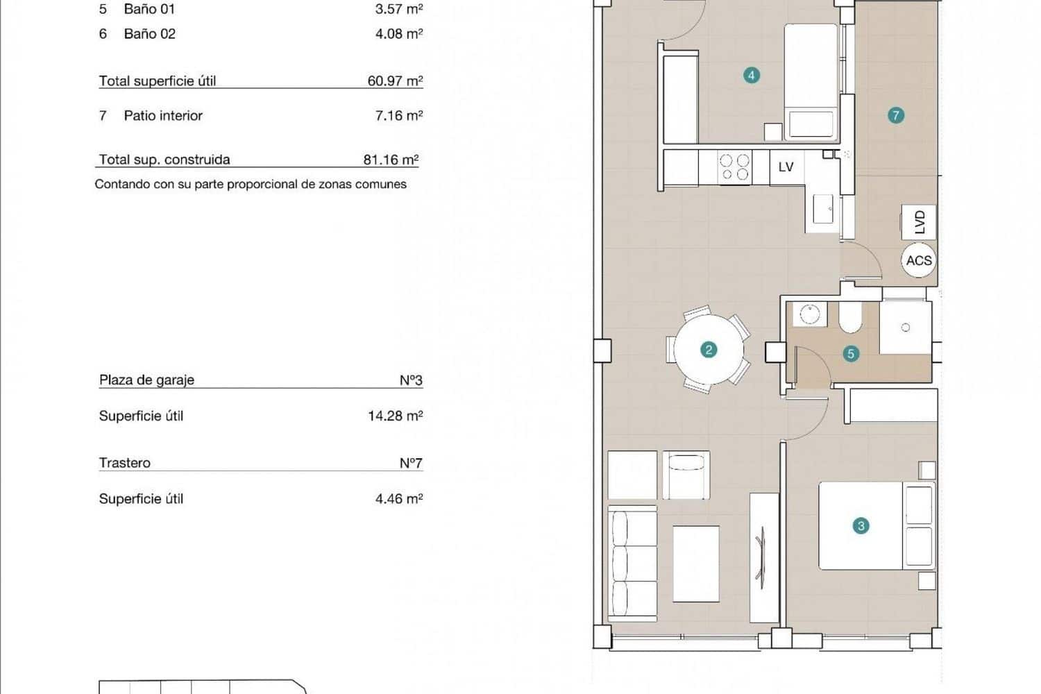3 camera da letto Appartamento in vendita in Jacarilla con piscina garage - 158.000 € (Rif: 9129439)