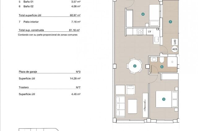 3 camera da letto Appartamento in vendita in Jacarilla con piscina garage - 158.000 € (Rif: 9129439)