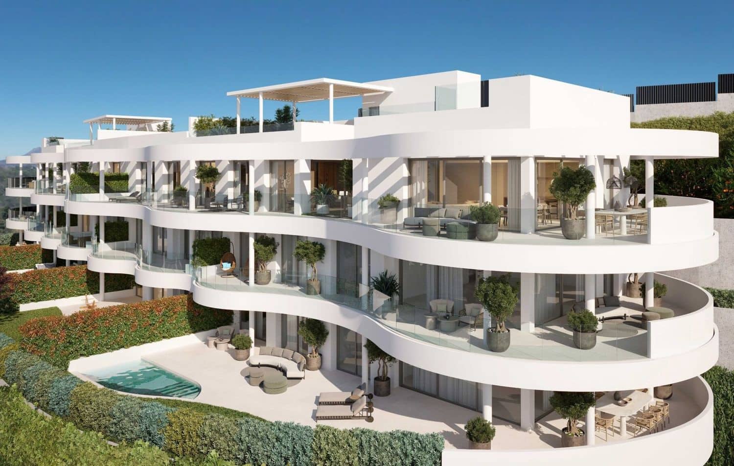 2 sypialnia Apartament na sprzedaż w La Quinta z basenem garażem - 1 299 000 € (Ref: 9554390)