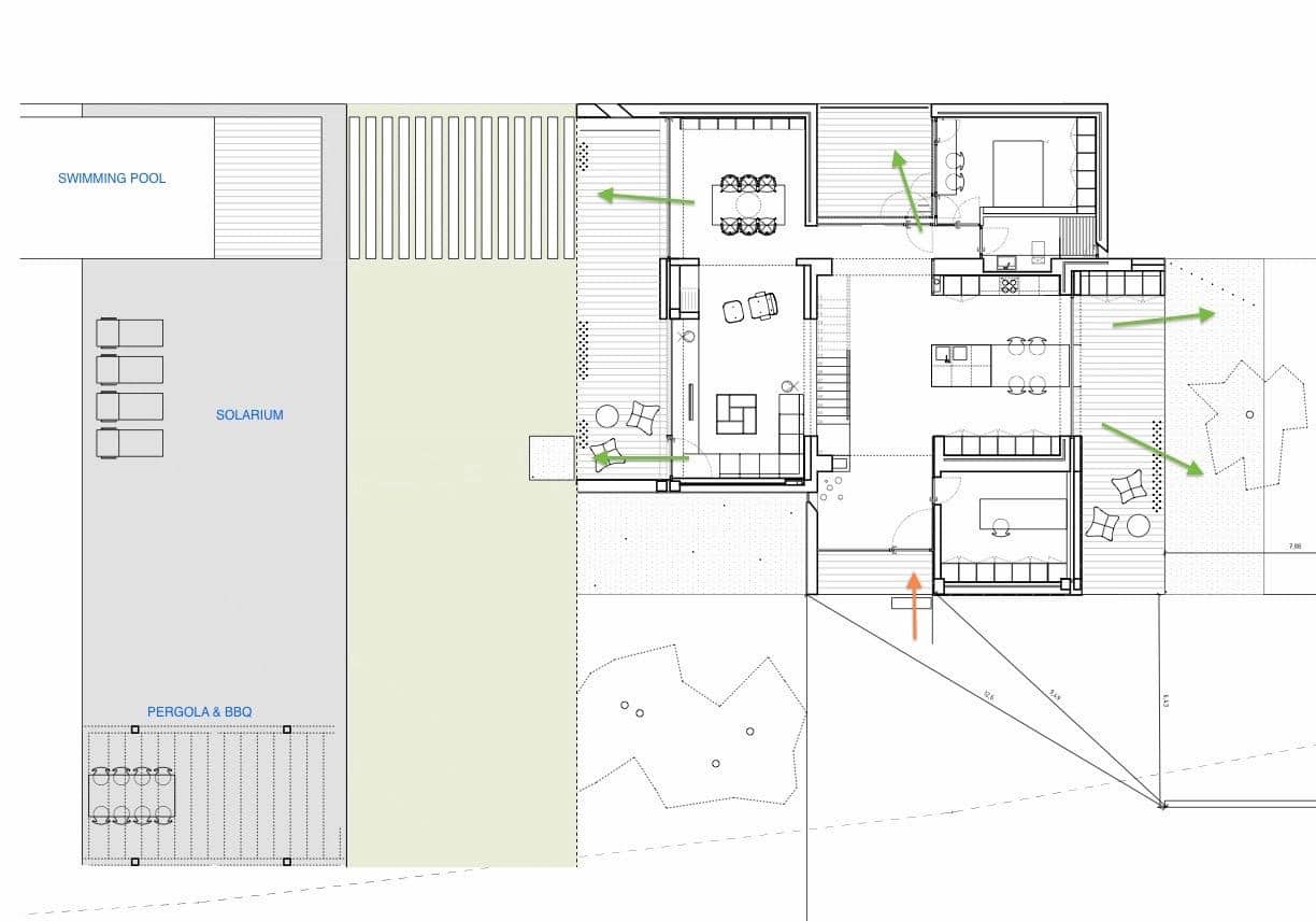 Chalet de 4 habitaciones en San Jose / Sant Josep de Sa Talaia en alquiler con piscina - 12.000 € (Ref: 10062485)