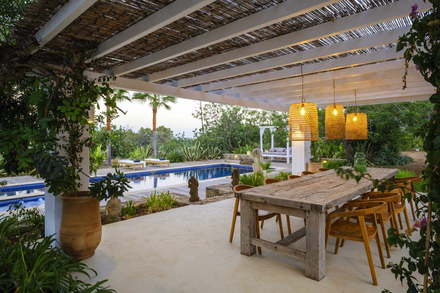 Villa/Maison de 4 chambres à louer à Ibiza ville avec piscine garage - 18 000 € (Ref: 5742789)