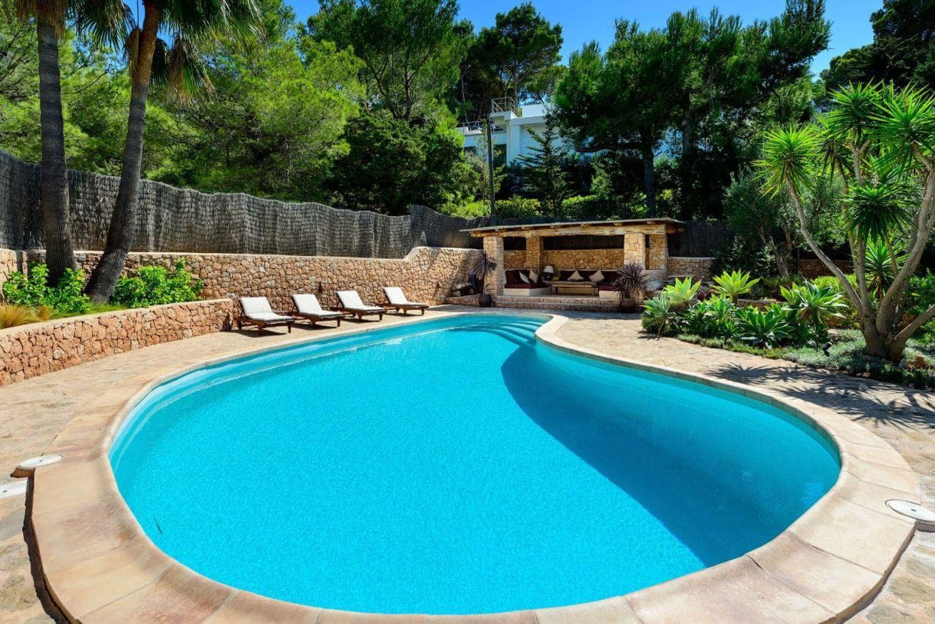 Villa/Maison de 3 chambres de location de vacances à Ibiza ville avec piscine - 11 000 € (Ref: 9064972)