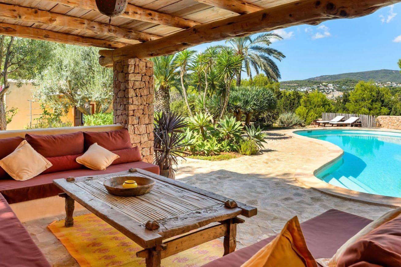 Villa/Maison de 3 chambres de location de vacances à Ibiza ville avec piscine - 11 000 € (Ref: 9064972)