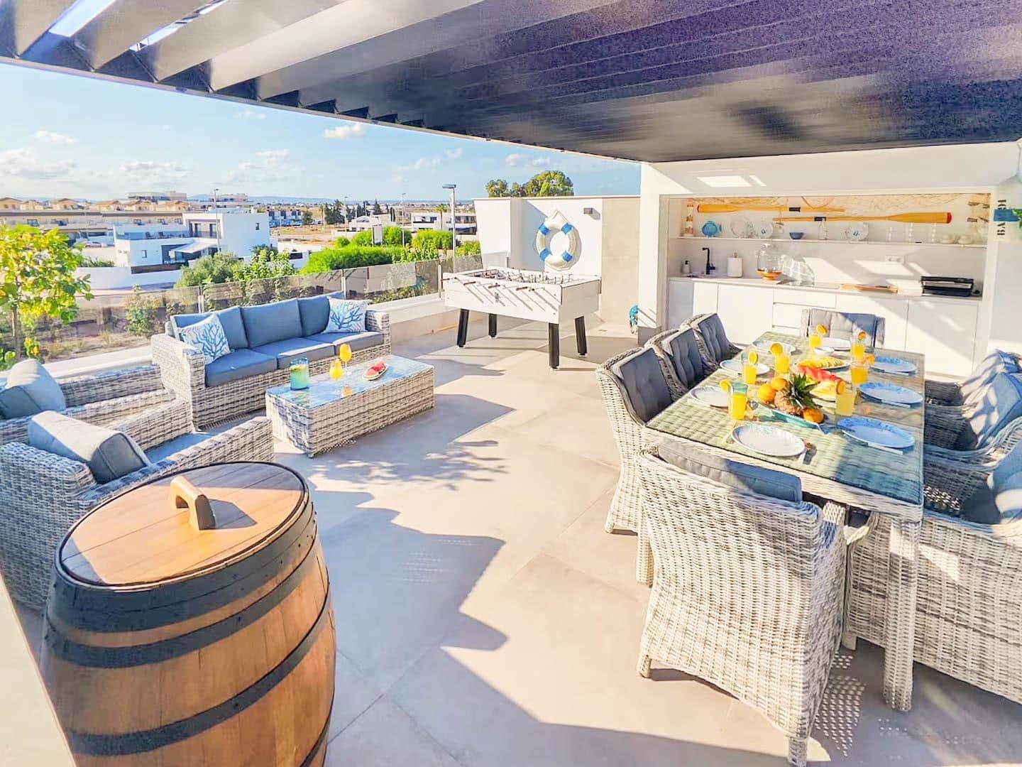 3 soveværelse Rækkehus til salg i Santiago de la Ribera med swimmingpool garage - € 735.000 (Ref: 9115223)