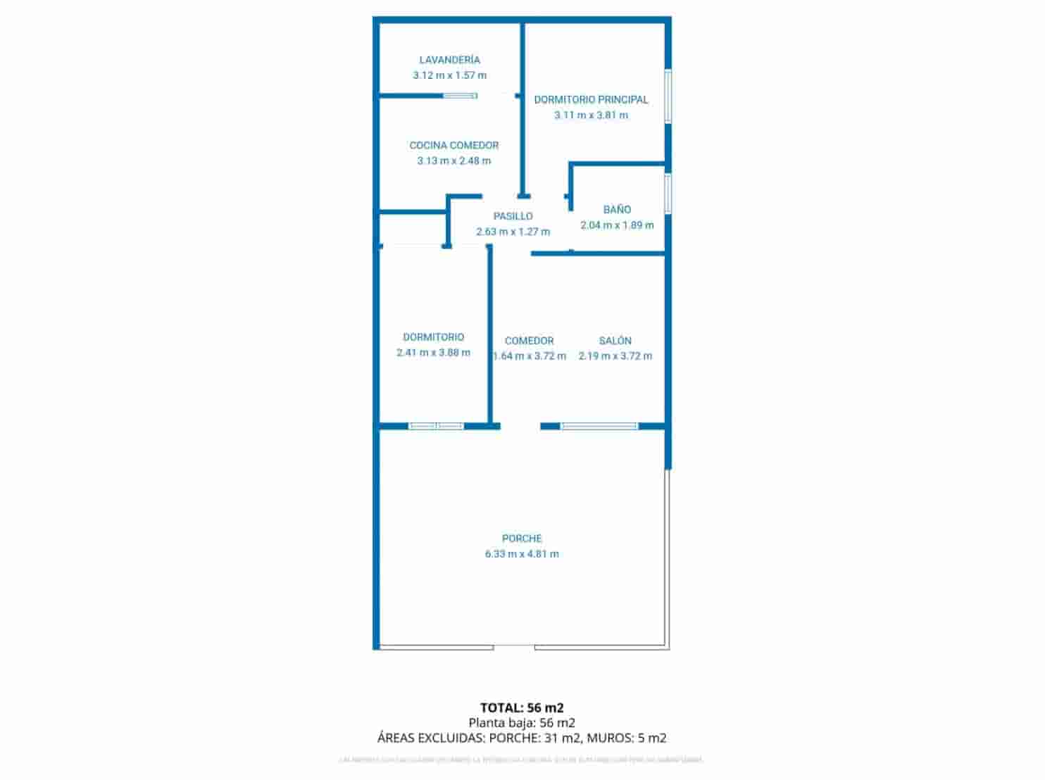 2 camera da letto Bungalow in vendita in La Torreta con piscina garage - 129.999 € (Rif: 9495415)