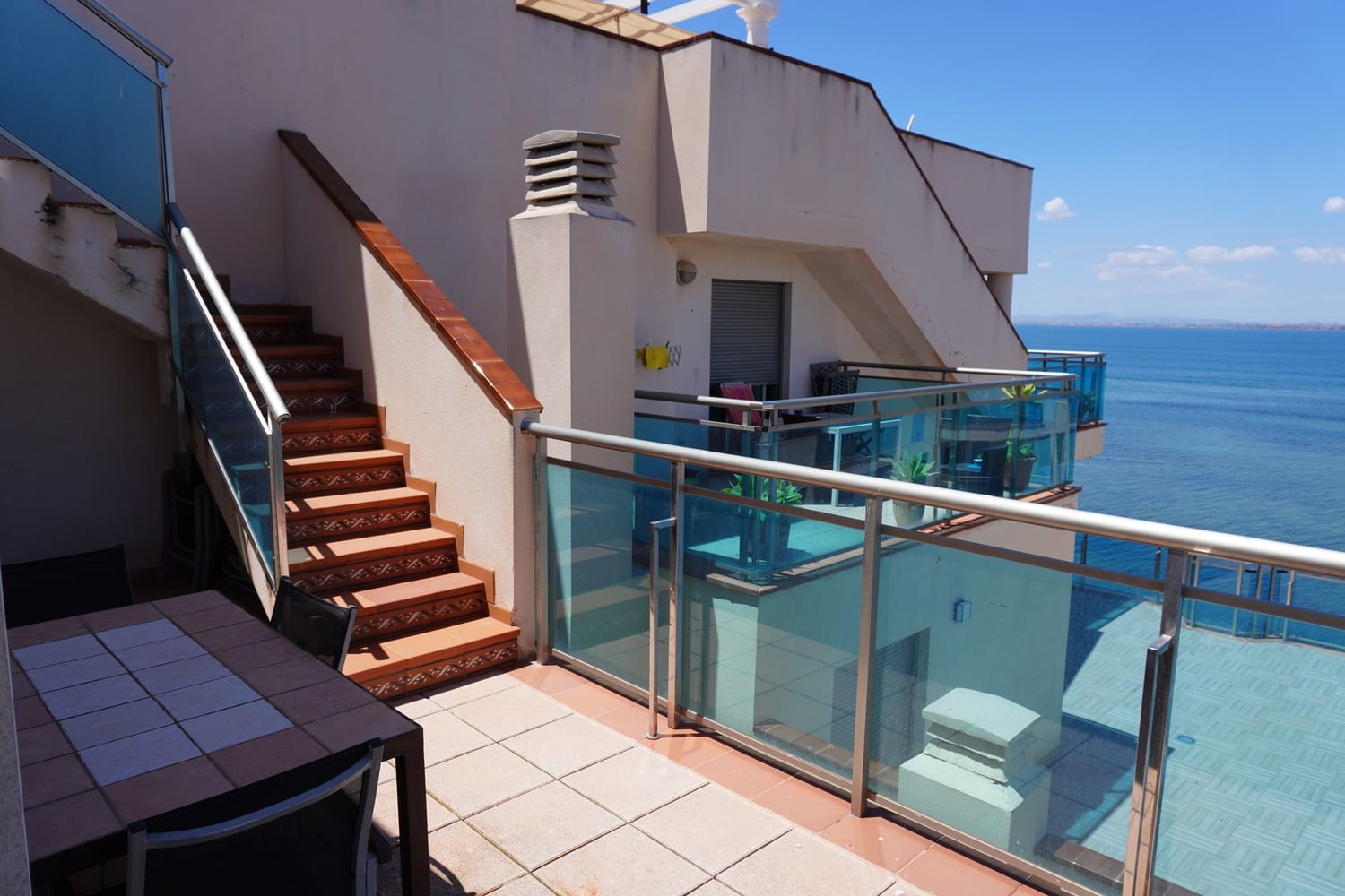 2 soveværelse Penthouse til salg i La Manga del Mar Menor med swimmingpool garage - € 234.000 (Ref: 9874100)
