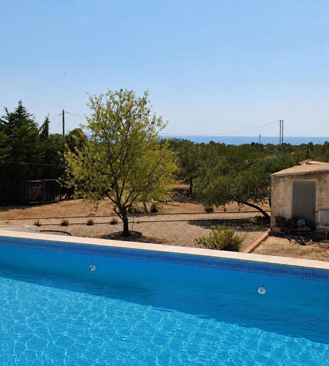 5 soveværelse Finca/Landehus til salg i Vandellos i l'Hospitalet de l'Infant med swimmingpool garage - € 375.000 (Ref: 10022502)