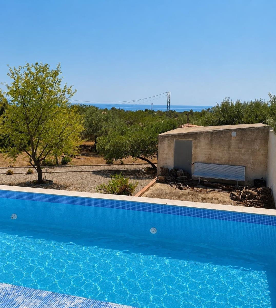 5 soveværelse Finca/Landehus til salg i Vandellos i l'Hospitalet de l'Infant med swimmingpool garage - € 375.000 (Ref: 10022502)