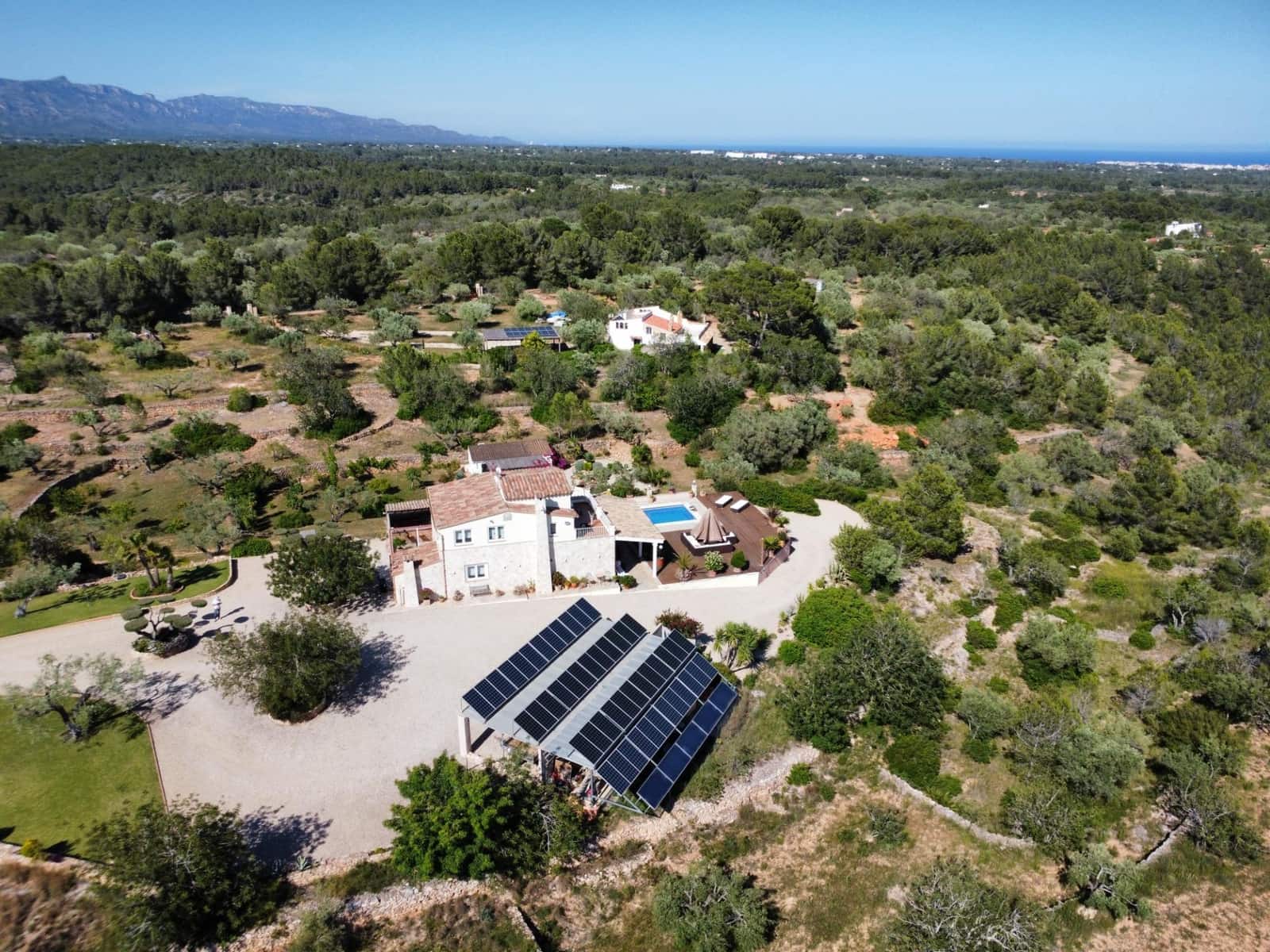 2 sovrum Finca/Hus på landet till salu i L'Ametlla de Mar med pool garage - 795 000 € (Ref: 9126734)