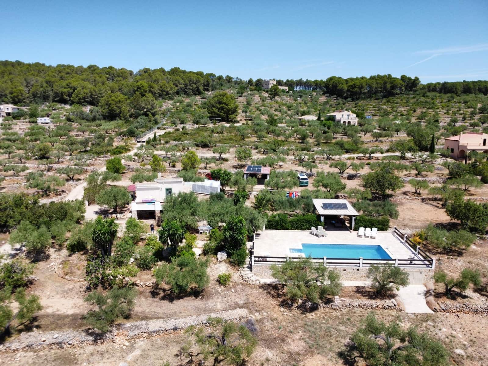 5 sovrum Finca/Hus på landet till salu i L'Ametlla de Mar med pool - 470 000 € (Ref: 9137037)