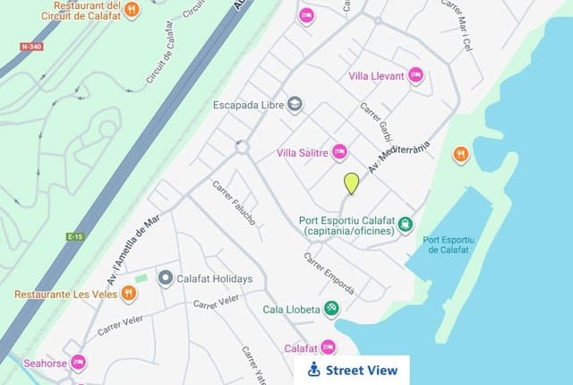 Byggetomt til salgs i Calafat, L'Ametlla de Mar - € 109 000 (Ref: 9462062)