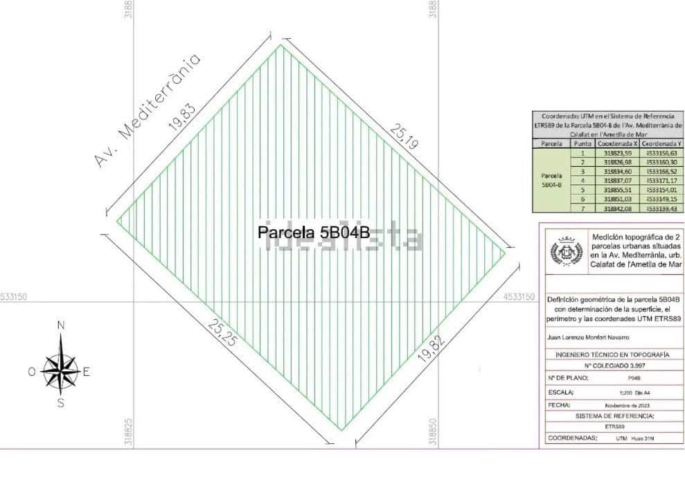 Tontti myytävänä paikassa Calafat - 109 000 € (Ref: 9462062)