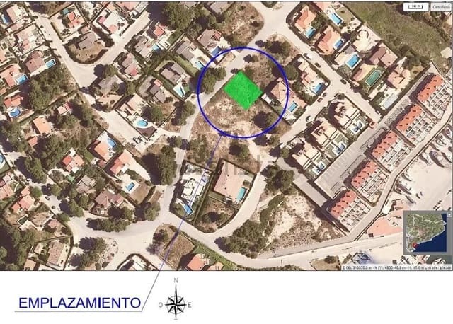 Byggetomt til salgs i Calafat, L'Ametlla de Mar - € 109 000 (Ref: 9462062)