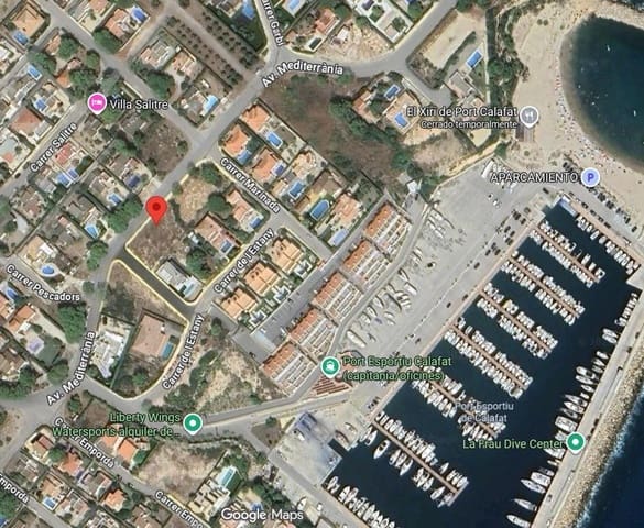 Byggetomt til salgs i Calafat, L'Ametlla de Mar - € 109 000 (Ref: 9462062)