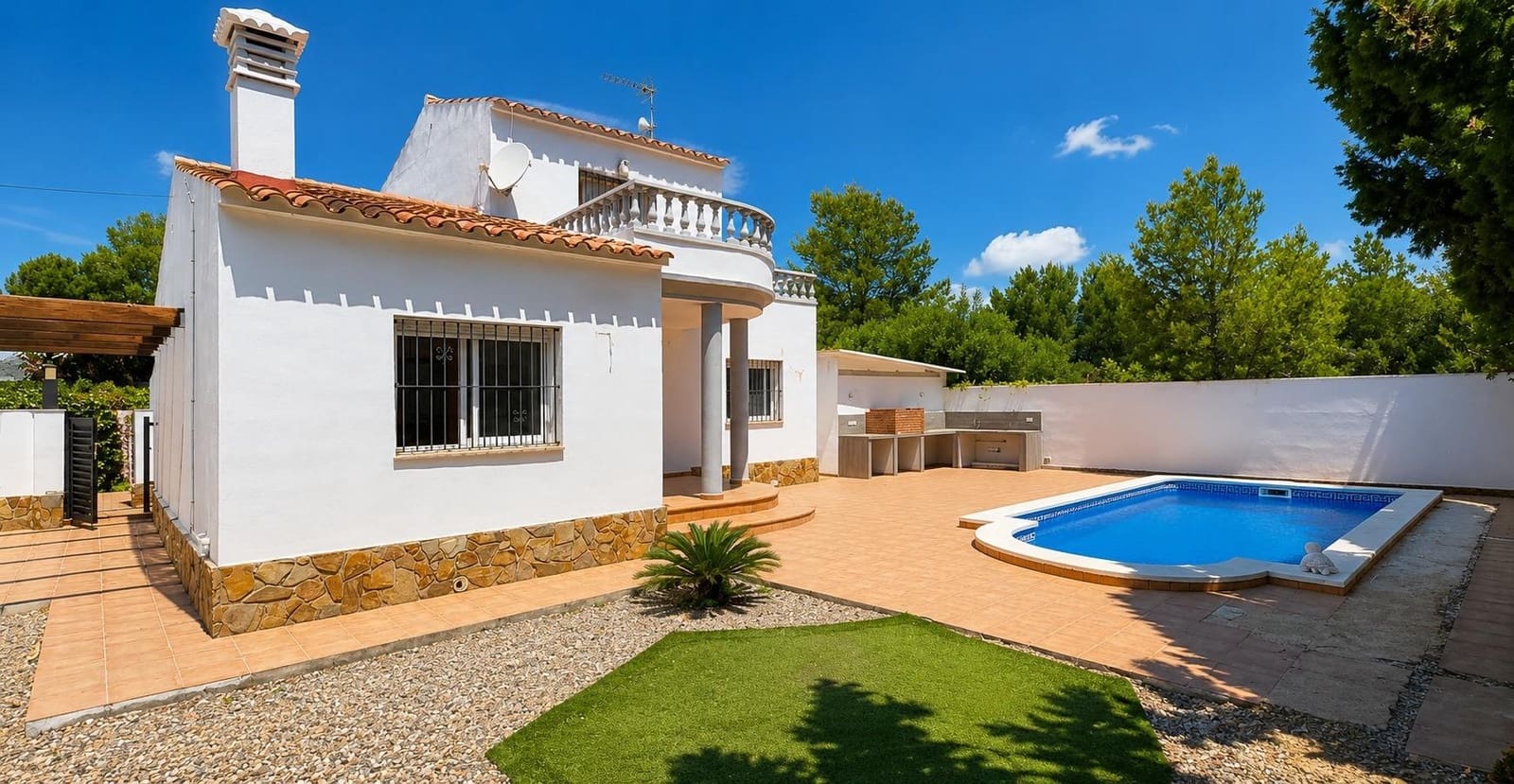 3 chambre Villa/Maison à vendre à L'Ametlla de Mar avec piscine garage - 270 000 € (Ref: 9878809)