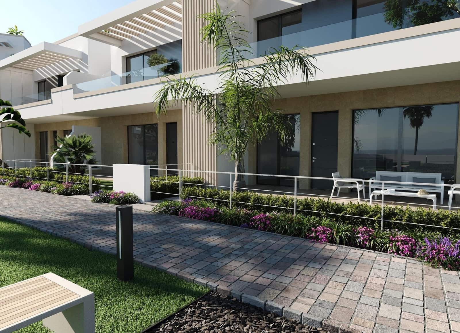 Bungalow de 2 habitaciones en Torre-Pacheco en venta con piscina garaje - 347.900 € (Ref: 10004864)