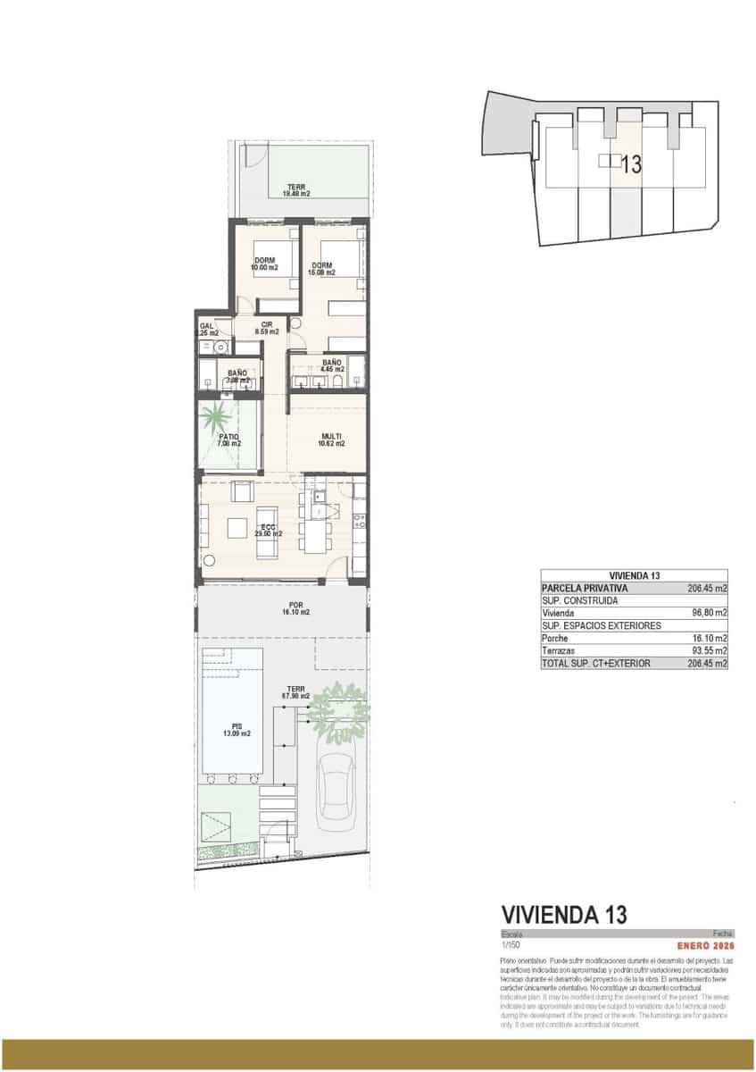 3 sypialnia Bungalow na sprzedaż w Javea / Xabia z basenem garażem - 434 000 € (Ref: 10004870)