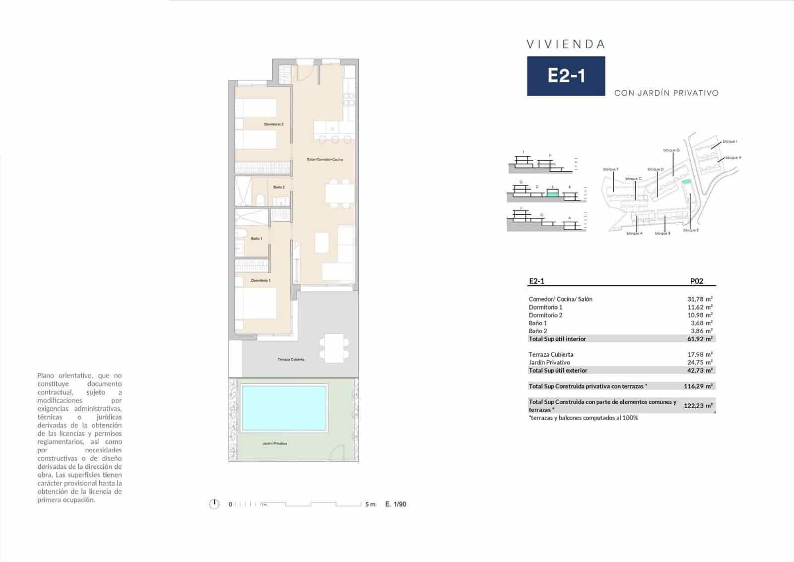 2 sovrum Lägenhet till salu i Alfaz del Pi / L'Alfas del Pi med pool garage - 292 000 € (Ref: 10004879)