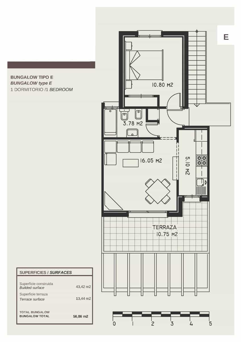 1 bedroom Penthouse for sale in Calpe / Calp with pool garage - € 180,000 (Ref: 10004884)