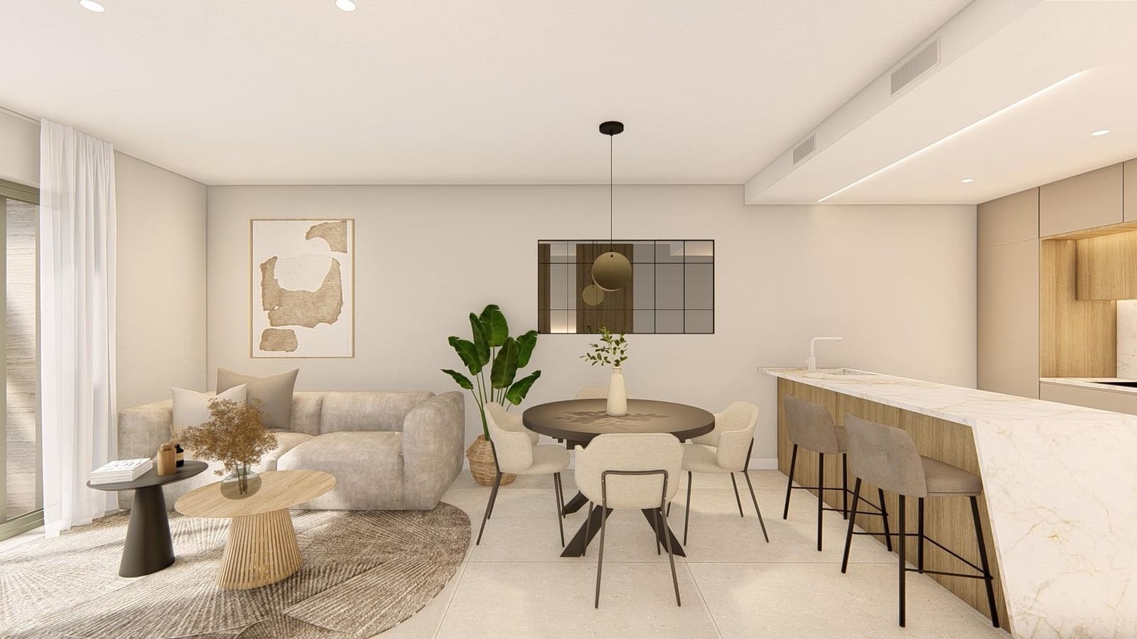 2 sypialnia Apartament na sprzedaż w Los Alcazares z basenem garażem - 329 000 € (Ref: 10004888)