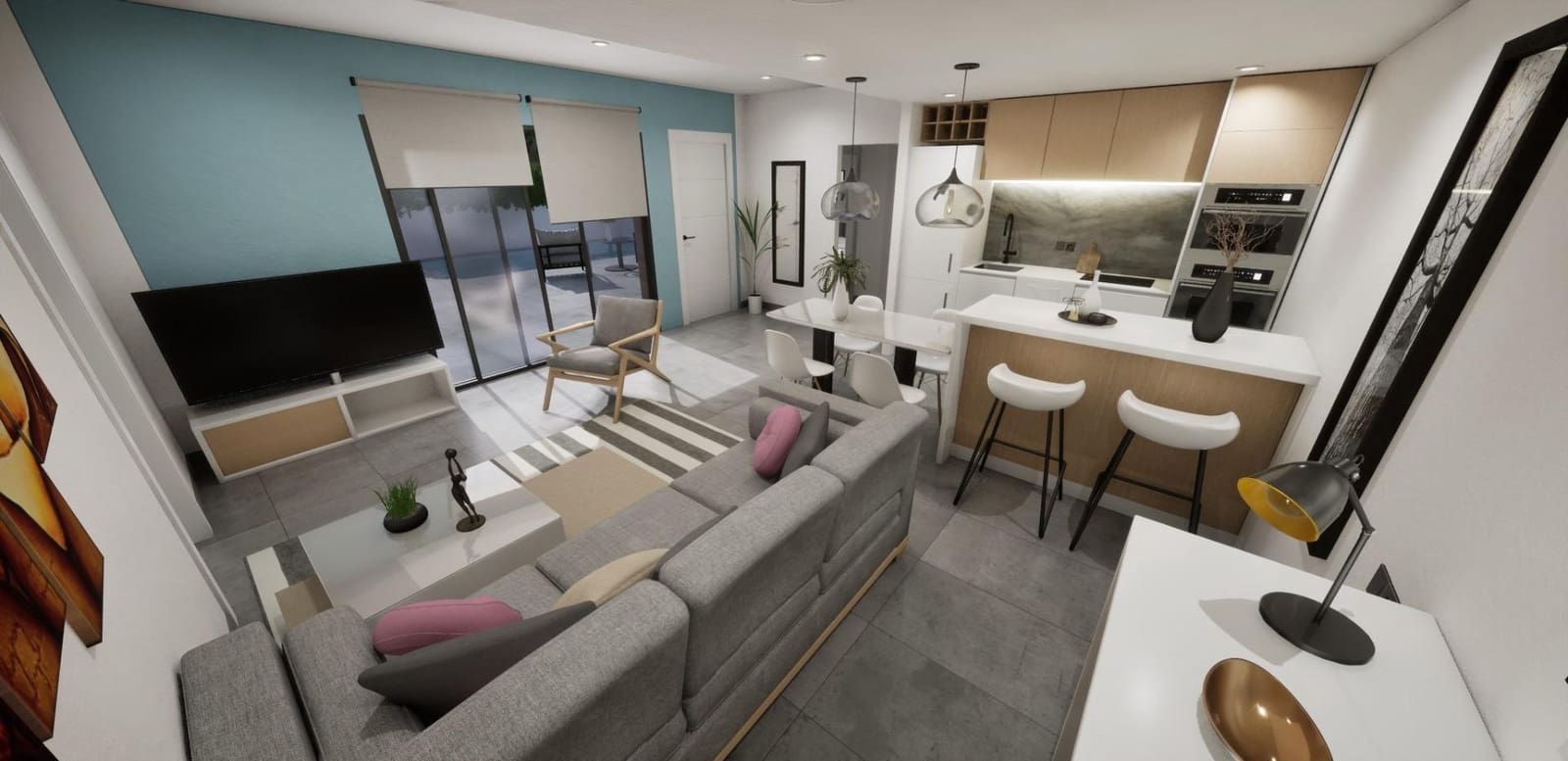3 soverom Rekkehus til salgs i Torre-Pacheco med svømmebasseng garasje - € 279 900 (Ref: 10039456)