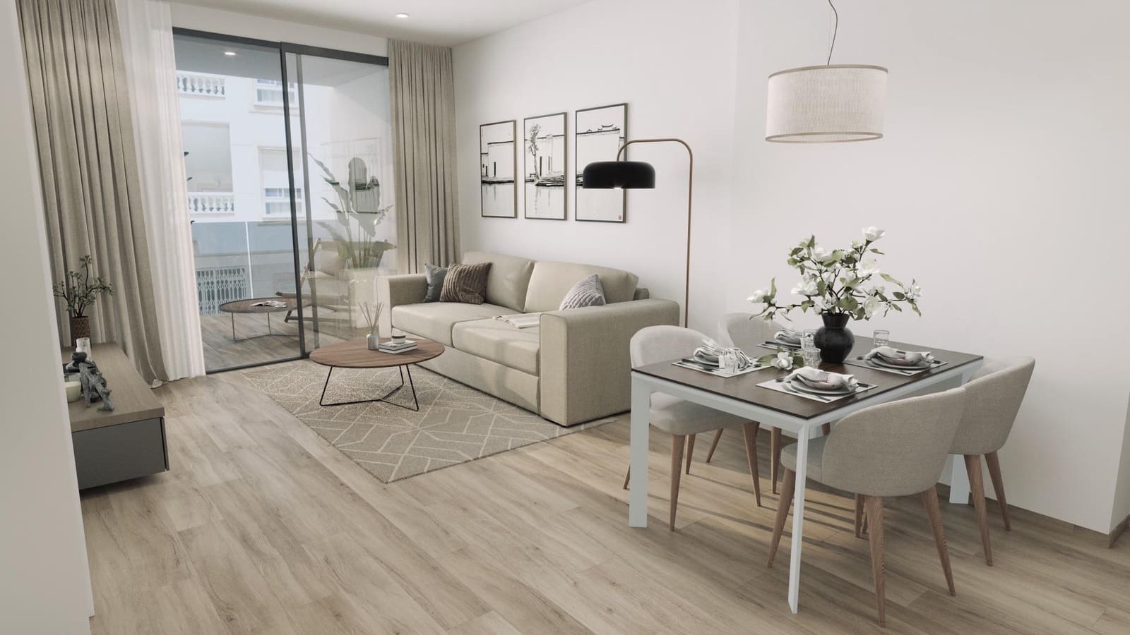 2 quarto Apartamento para venda em Torrevieja com piscina - 255 000 € (Ref: 10039483)