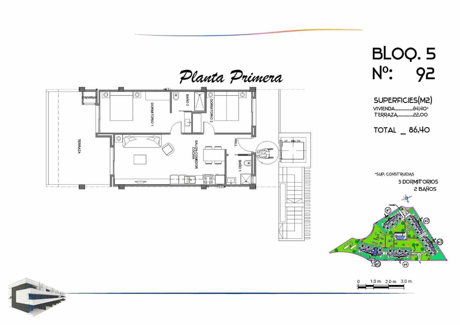 Apartamento de 2 habitaciones en El Raso en venta con piscina garaje - 222.000 € (Ref: 10039496)