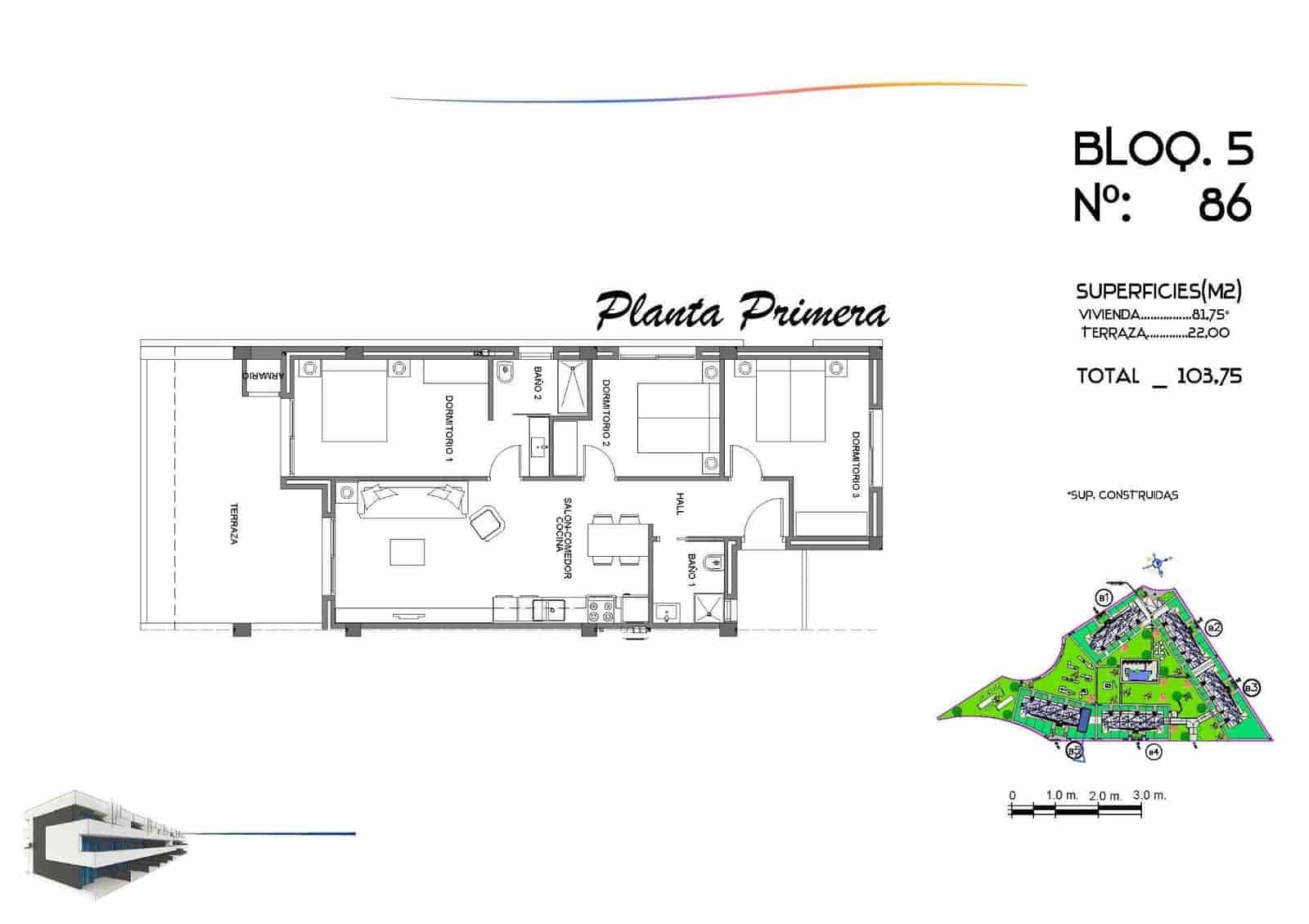 Apartamento de 3 habitaciones en El Raso en venta con piscina garaje - 241.000 € (Ref: 10039498)
