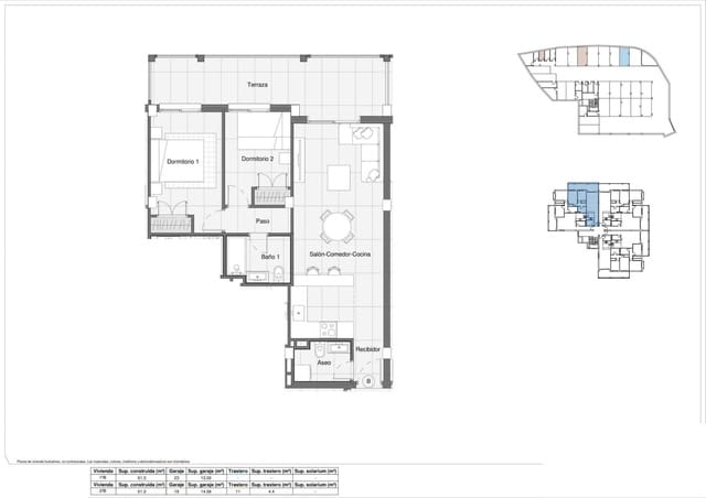 2 Zimmer Apartment zu verkaufen in Bigastro mit Pool Garage - 179.900 € (Ref: 10039507)
