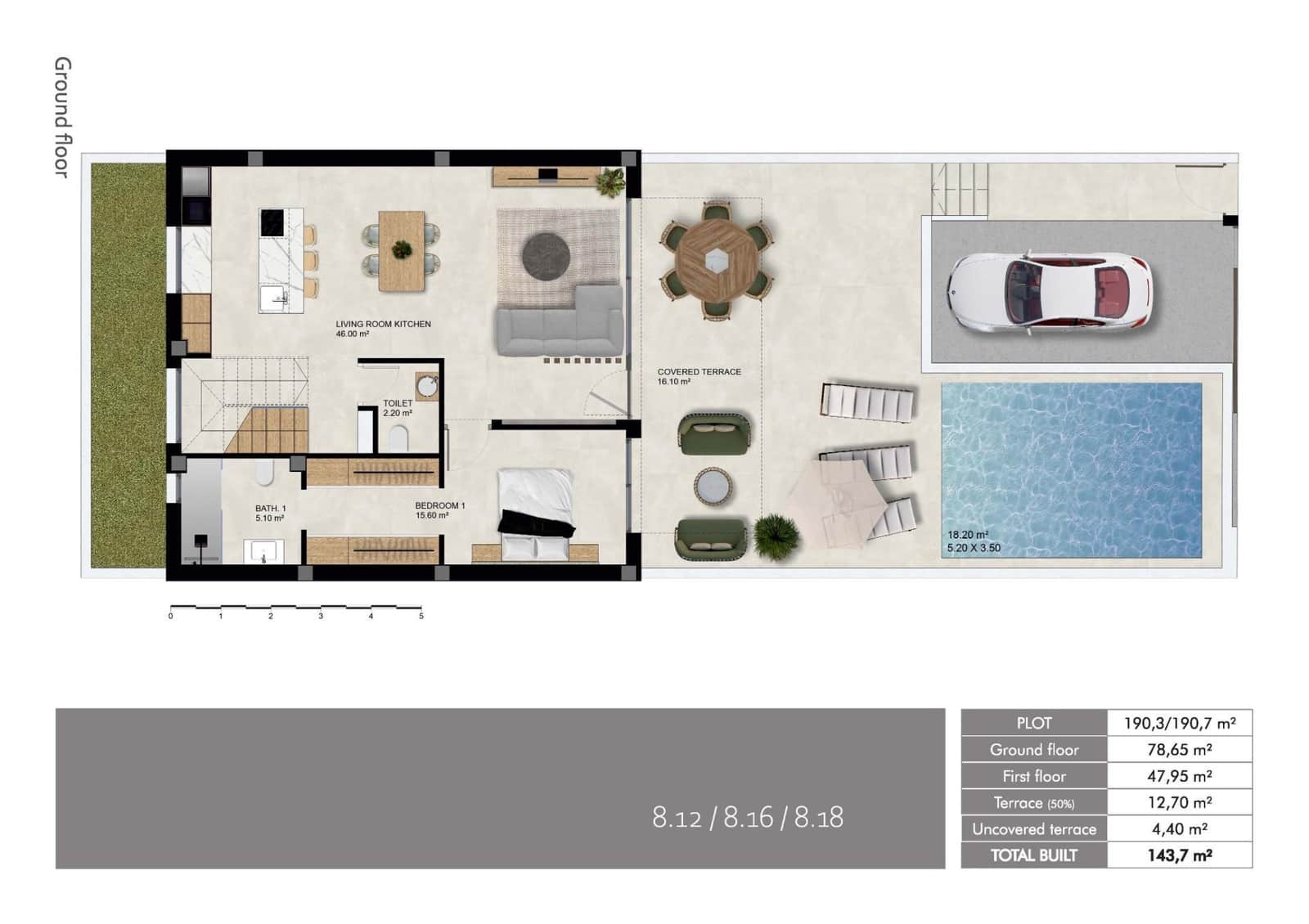 3 sovrum Hus till salu i Dolores med pool garage - 415 000 € (Ref: 10039526)