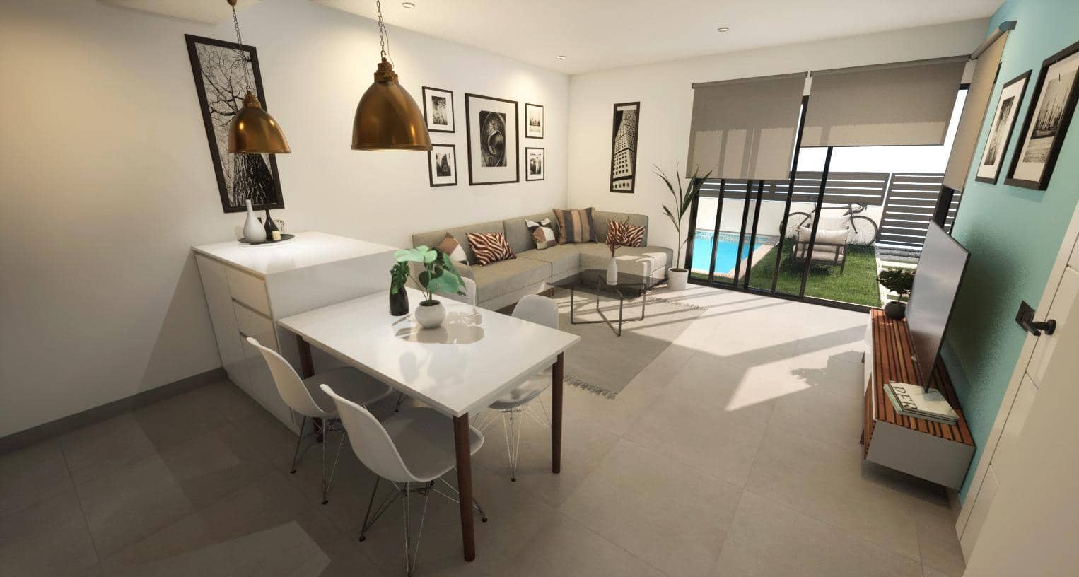 Chalet de 3 habitaciones en Los Alcázares en venta con piscina garaje - 419.900 € (Ref: 10039530)