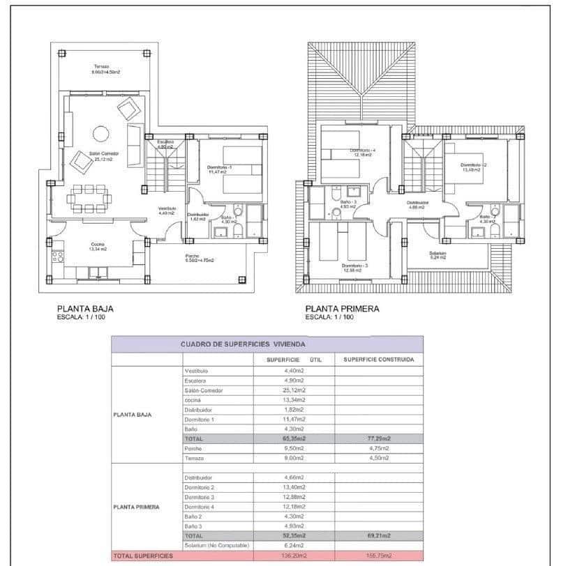 Chalet de 4 habitaciones en Purias en venta - 422.000 € (Ref: 10039544)