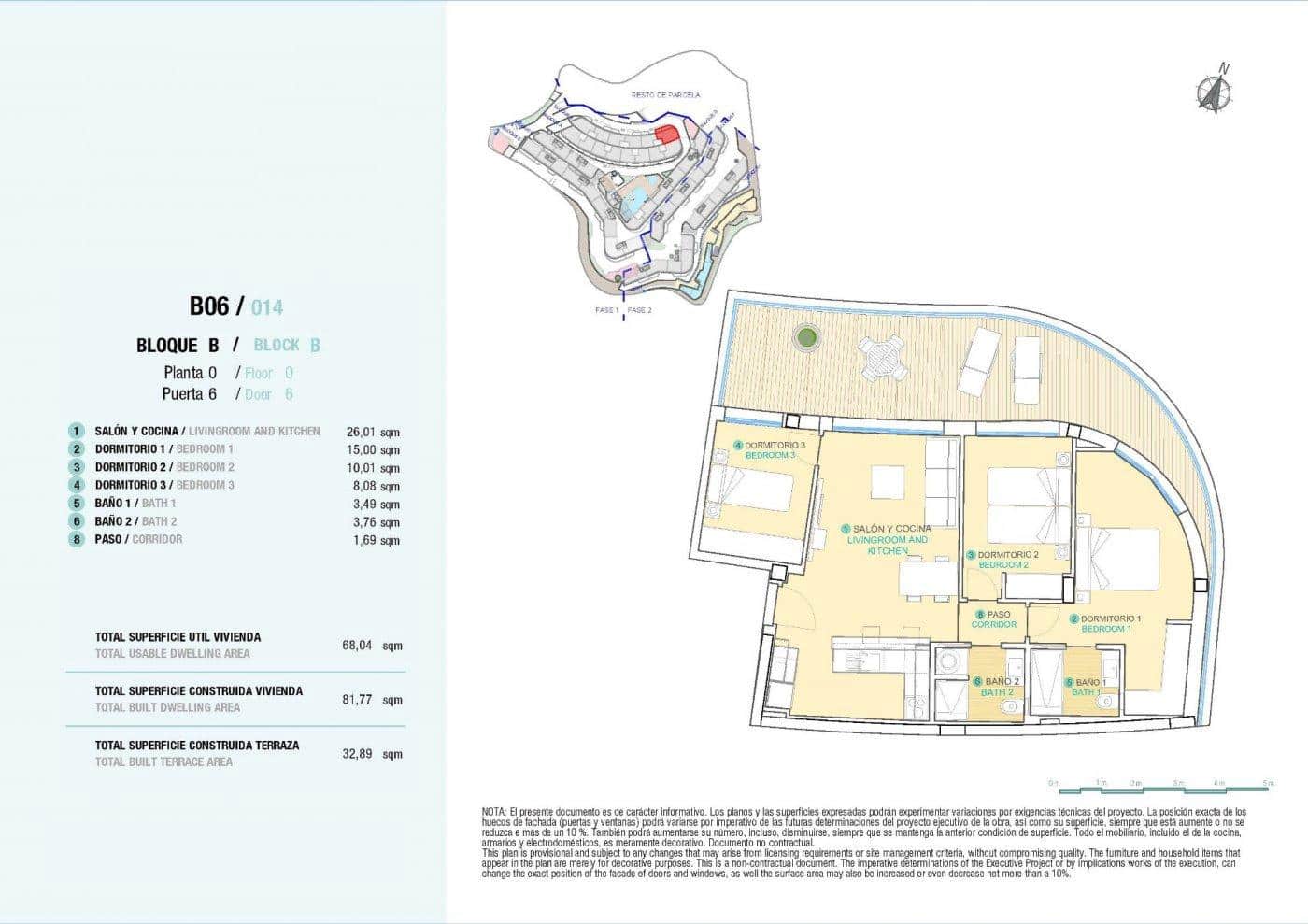 3 camera da letto Appartamento in vendita in Aguilas con piscina - 341.000 € (Rif: 10039554)