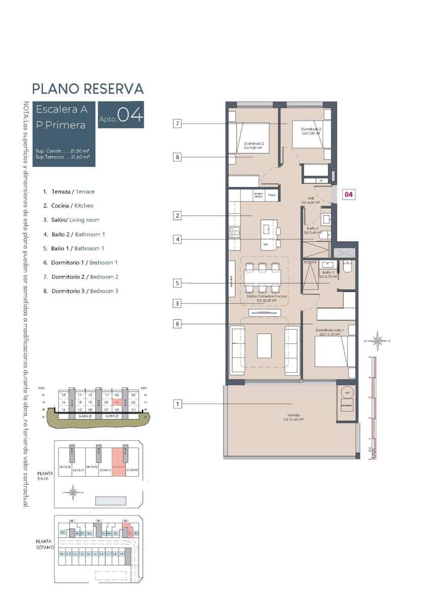 3 camera da letto Appartamento in vendita in Benijofar con piscina garage - 349.900 € (Rif: 10039561)