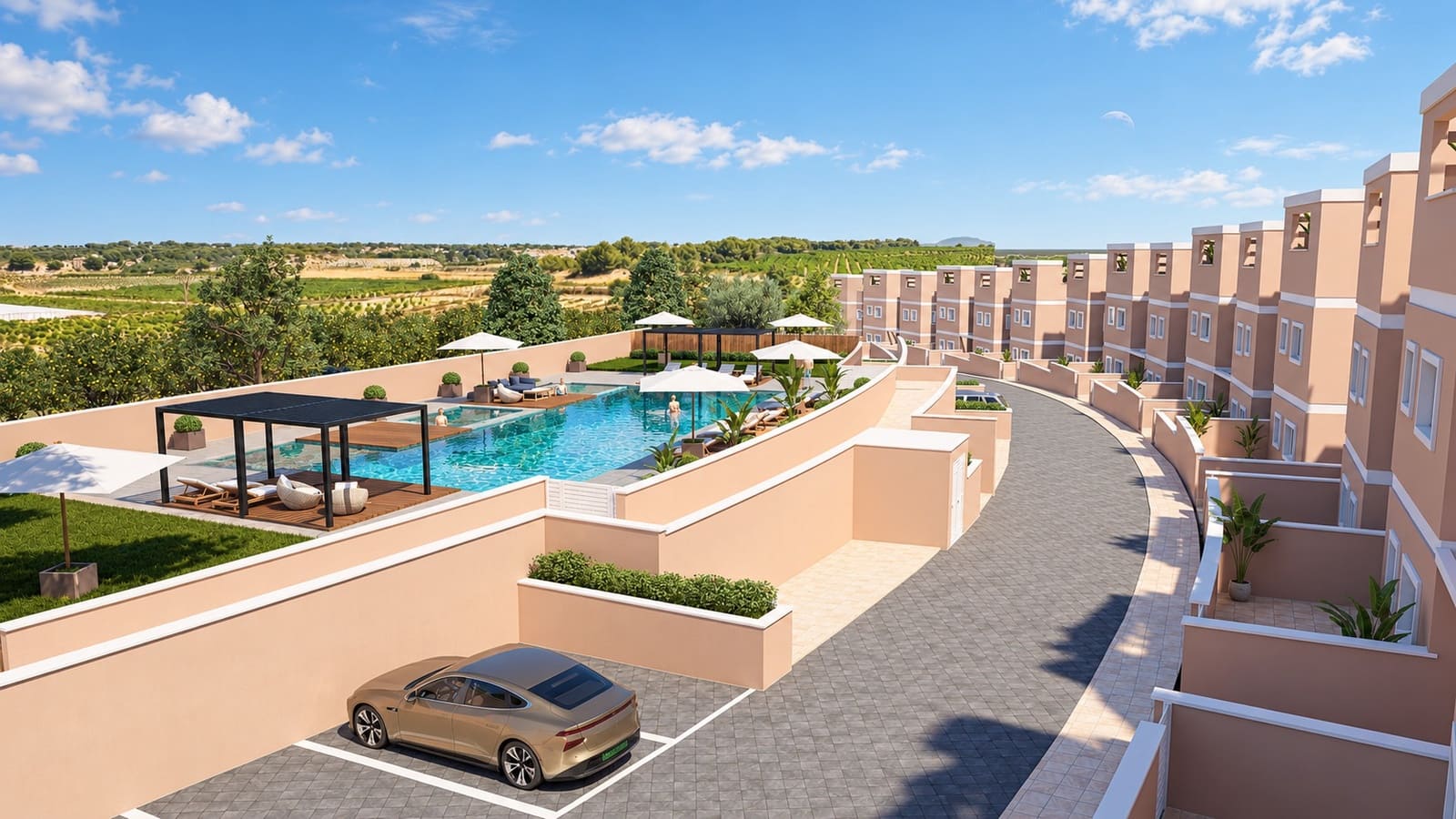 3 sypialnia Apartament na sprzedaż w Pilar de la Horadada z basenem garażem - 284 000 € (Ref: 10039562)