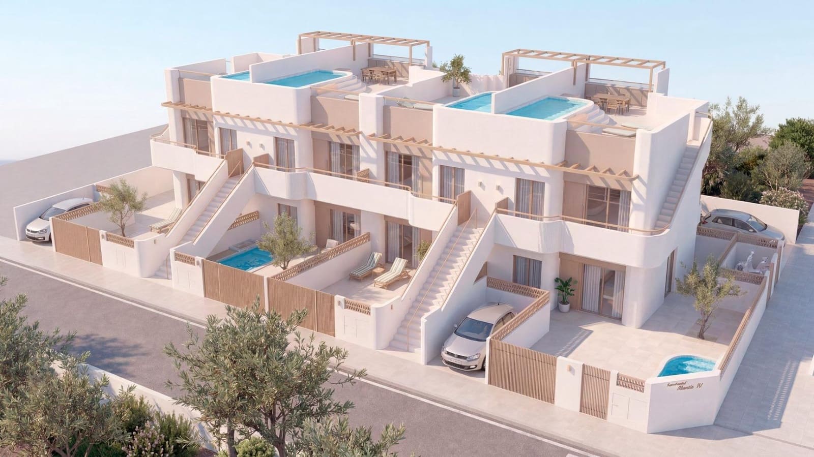 Bungalow de 2 habitaciones en Pilar de la Horadada en venta con piscina garaje - 299.900 € (Ref: 10039595)