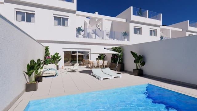 3 slaapkamer Rijtjeshuis te koop in Las Lomas de Rame - Bahía Bella, Los Alcázares met zwembad garage - € 382.000 (Ref: 10039619)
