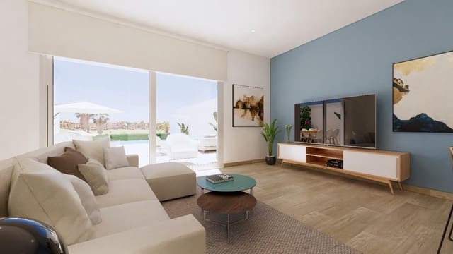 3 slaapkamer Rijtjeshuis te koop in Las Lomas de Rame - Bahía Bella, Los Alcázares met zwembad garage - € 382.000 (Ref: 10039619)