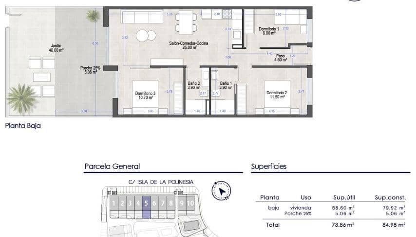 3 soveværelse Lejlighed til salg i Santiago de la Ribera med swimmingpool garage - € 280.000 (Ref: 10039666)