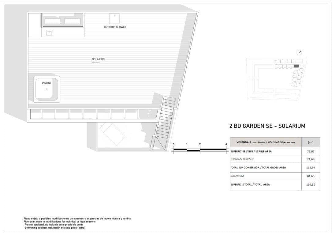 2 makuuhuone Bungalow myytävänä paikassa Torrevieja mukana uima-altaan 
autotalli - 380 000 € (Ref: 10039669)