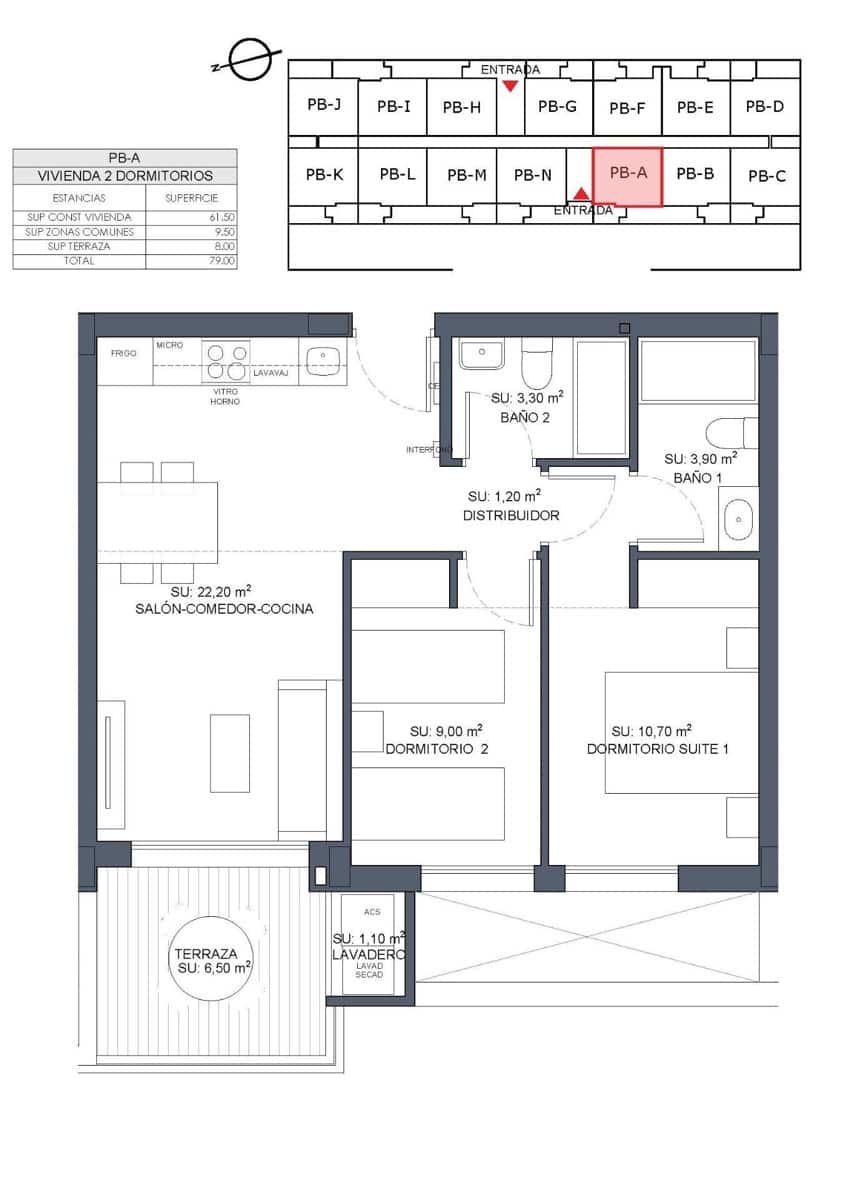 2 camera da letto Appartamento in vendita in Benijofar con piscina - 253.000 € (Rif: 10039678)