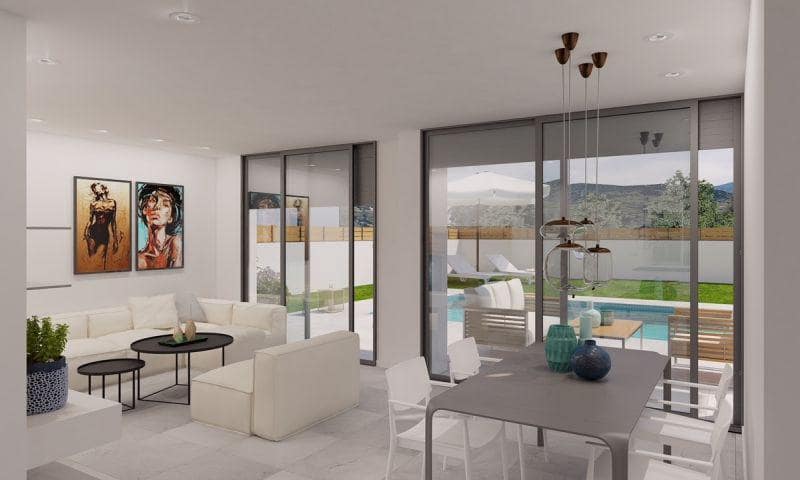 3 soveværelse Villa til salg i Aspe med swimmingpool garage - € 400.000 (Ref: 10039692)