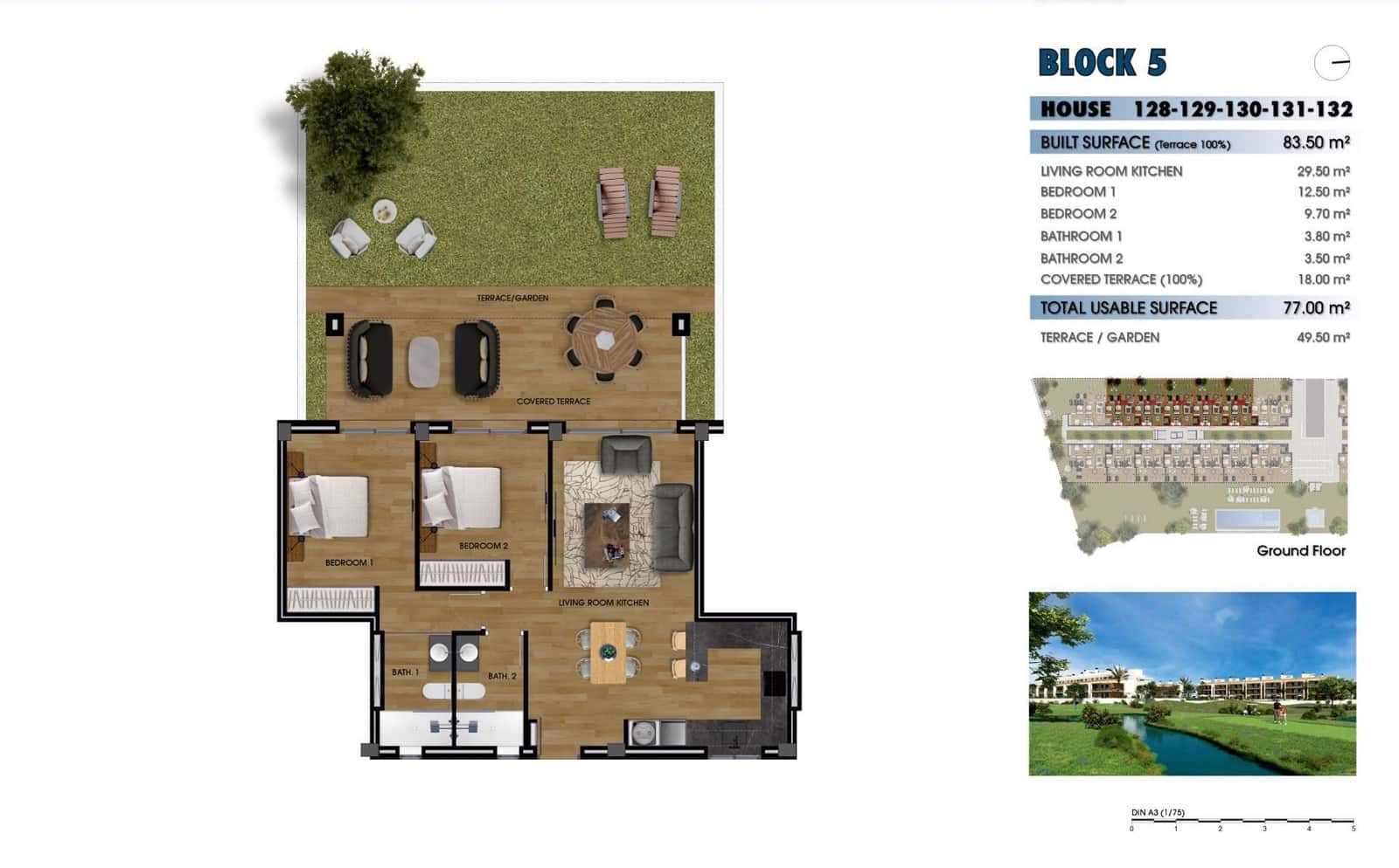 2 soverom Leilighet til salgs i Los Alcazares med svømmebasseng garasje - € 275 000 (Ref: 10039714)